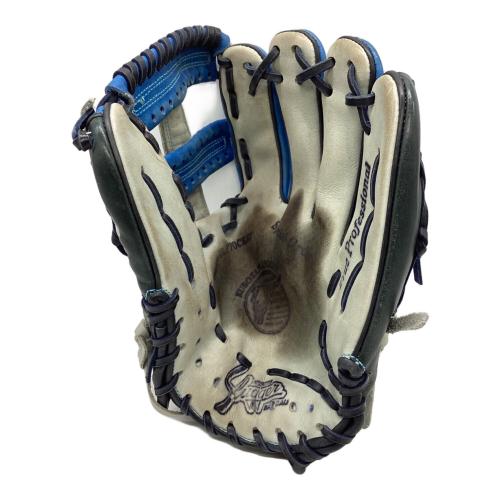 久保田スラッガー 軟式グローブ ブルー ケース付 Special Order 内野用