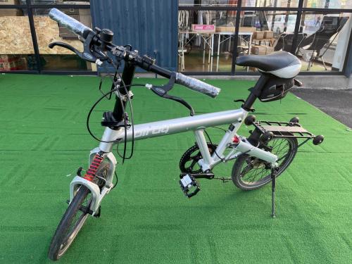 birdy classic シティサイクル 18×150 グレー スコッチブライト キャスター付きキャリア付 @ PG14480036 ■ ■ ■ アセラ ●