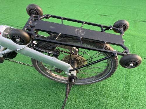 birdy classic シティサイクル 18×150 グレー スコッチブライト キャスター付きキャリア付 @ PG14480036 ■ ■ ■ アセラ ●