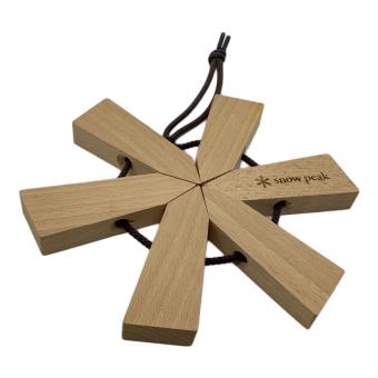 Snow peak (スノーピーク) アウトドア雑貨 廃盤品 アスタリスク鍋敷き