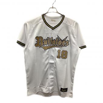 オリックス・バファローズ 応援グッズ SIZE XO ホワイト 本拠地開幕ホーム【18】山本由伸 ユニフォーム レプリカ