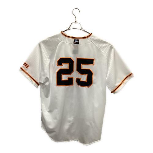 読売ジャイアンツ (ヨミウリジャイアンツ) 応援グッズ SIZE 3XL ホワイト NIKE 2021年-ホーム【25】岡本和真 キャプテンマーク・NPBマーク有 ユニフォーム プロ仕様モデル