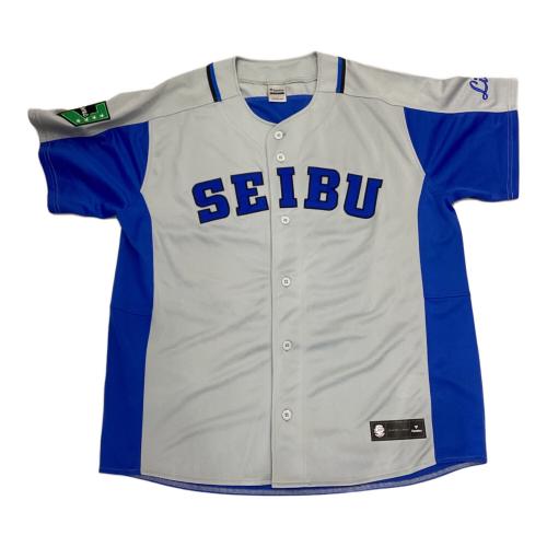 埼玉西武ライオンズ (サイタマセイブライオンズ) 応援グッズ SIZE L グレー Fanatics 2002年ビジター 復刻モデル ユニフォーム レプリカ