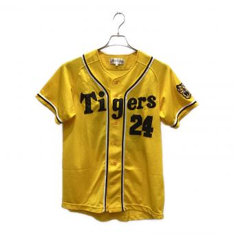 阪神タイガース (ハンシンタイガース) 応援グッズ MLサイズ イエロー MIZUNO オフィシャルファンクラブ【24】桧山進次郎 ユニフォーム