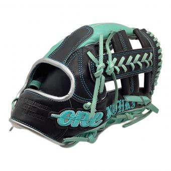 one of the answer (ワンオブジアンサー) 硬式グローブ 約28.5cm グリーン×ブラック 刺繍有 @ 内野用