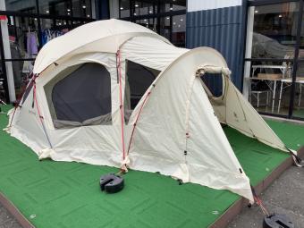 Snow peak (スノーピーク) ドームテント SD-507 IV ドックドーム Pro.6 アイボリー 約300×300×155(h)cm 3～5人用