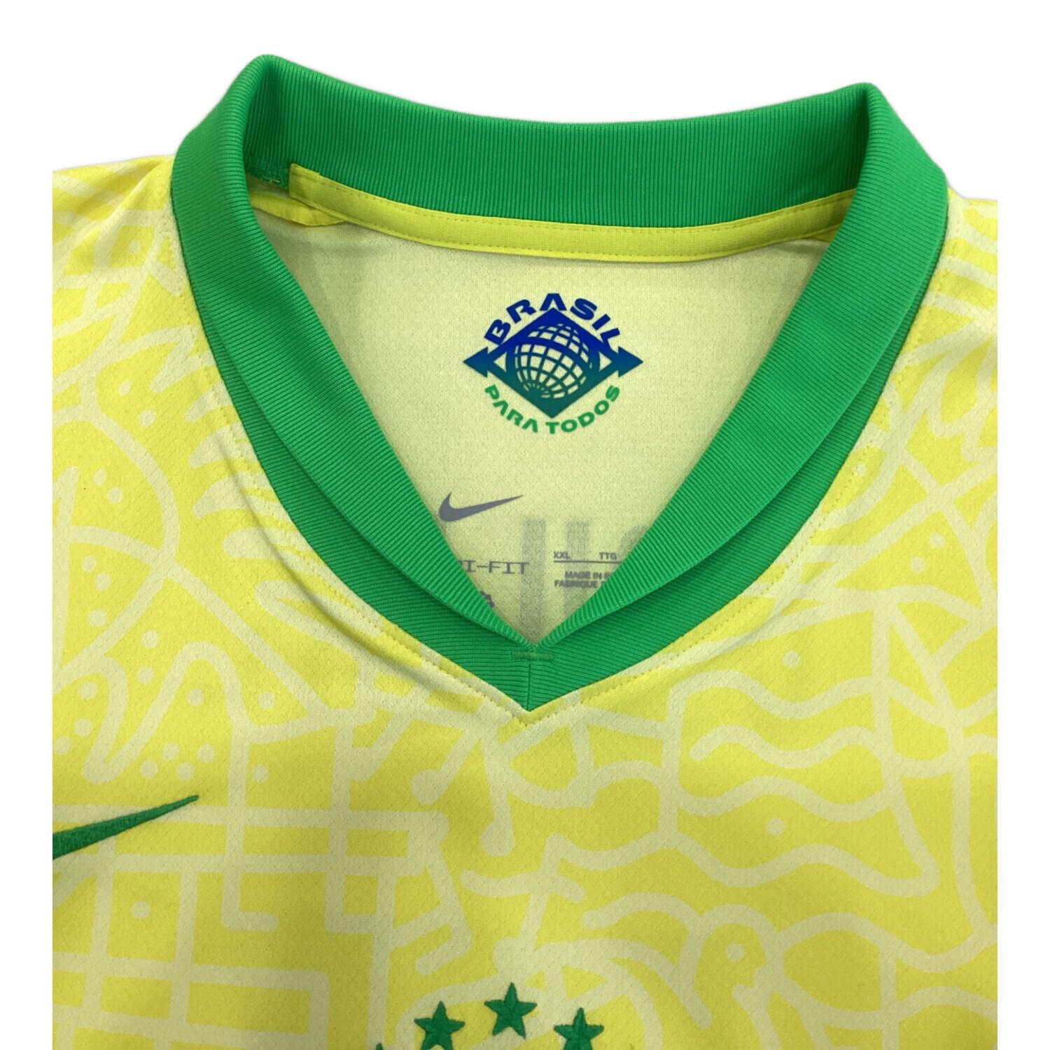 ブラジル代表 サッカーユニフォーム メンズ SIZE XXL イエロー NIKE