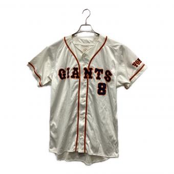 読売ジャイアンツ 応援グッズ SIZE XO ホワイト DESCENTE【8】仁志敏久 ユニフォーム レプリカ DOR-A3314