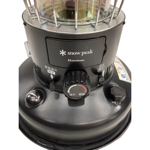 Snow peak (スノーピーク) アウトドアヒーター PSCマーク有 KH-001BK レインボーストーブ 2018年製