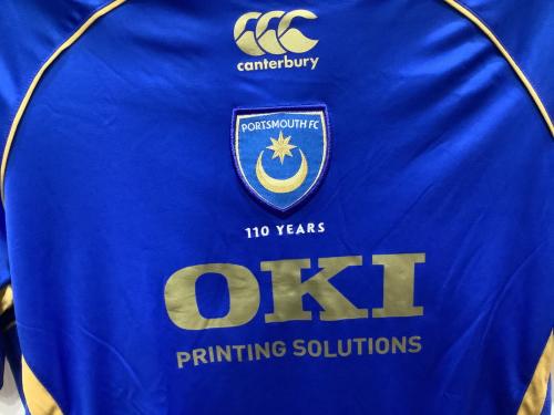 ポーツマスFC サッカーユニフォーム メンズ SIZE L ブルー canterbury FG-38900