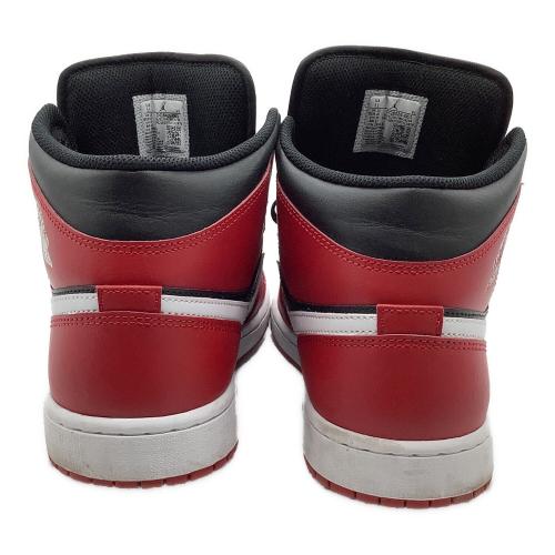 NIKE (ナイキ) ハイカットスニーカー メンズ SIZE 29cm ブラック/ジムレッド エア ジョーダン 1 ミッド DQ8426-061