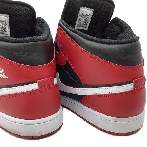 NIKE (ナイキ) ハイカットスニーカー メンズ SIZE 29cm ブラック/ジムレッド エア ジョーダン 1 ミッド DQ8426-061