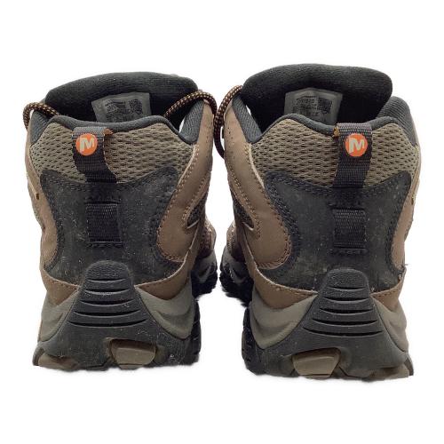 MERRELL (メレル) トレッキングシューズ メンズ SIZE 26cm ブラウン J500253W モアブ3シンセティックミッドゴアテックスワイド EARTH ハイカット(ソフトソール) GORE-TEX