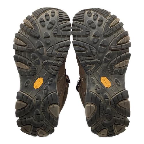 MERRELL (メレル) トレッキングシューズ メンズ SIZE 26cm ブラウン J500253W モアブ3シンセティックミッドゴアテックスワイド EARTH ハイカット(ソフトソール) GORE-TEX