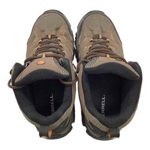MERRELL (メレル) トレッキングシューズ メンズ SIZE 26cm ブラウン J500253W モアブ3シンセティックミッドゴアテックスワイド EARTH ハイカット(ソフトソール) GORE-TEX