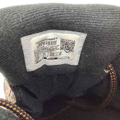 MERRELL (メレル) トレッキングシューズ メンズ SIZE 26cm ブラウン J500253W モアブ3シンセティックミッドゴアテックスワイド EARTH ハイカット(ソフトソール) GORE-TEX
