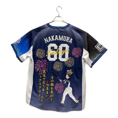埼玉西武ライオンズ 応援グッズ SIZE XL ネイビー 中村【60】 ビジター Fanatics ユニフォーム レプリカ