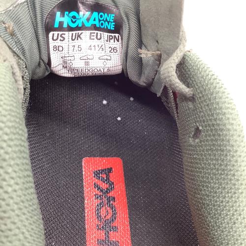 HOKAONEONE (ホカオネオネ) トレッキングシューズ メンズ SIZE 26cm ブラック 1123157 スピードゴート5 トレランシューズ