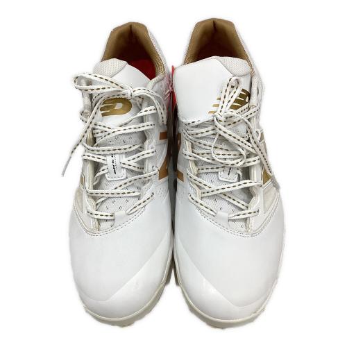 NEW BALANCE (ニューバランス) 野球スパイク メンズ SIZE 29cm ホワイト L4040WG3 未使用品