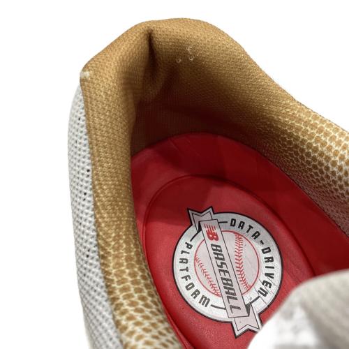 NEW BALANCE (ニューバランス) 野球スパイク メンズ SIZE 29cm ホワイト L4040WG3 未使用品