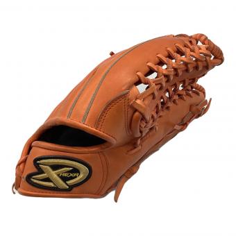 HEXA 硬式グローブ オレンジ 外野用