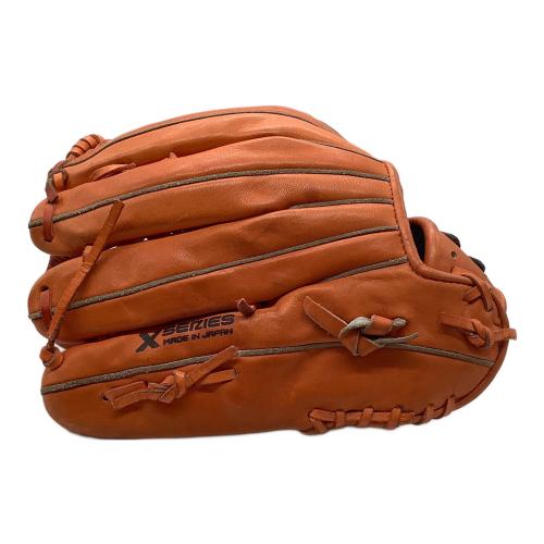 HEXA 硬式グローブ オレンジ 外野用