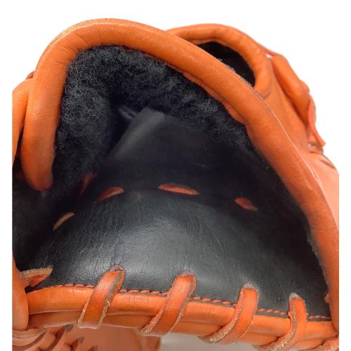 HEXA 硬式グローブ オレンジ 外野用