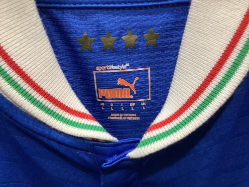 イタリア代表 サッカーウェア(トップス) メンズ SIZE L ブルー puma 2012 ユニフォーム ホーム 長袖 740356