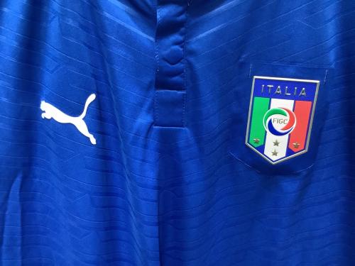 イタリア代表 サッカーウェア(トップス) メンズ SIZE L ブルー puma 2012 ユニフォーム ホーム 長袖 740356