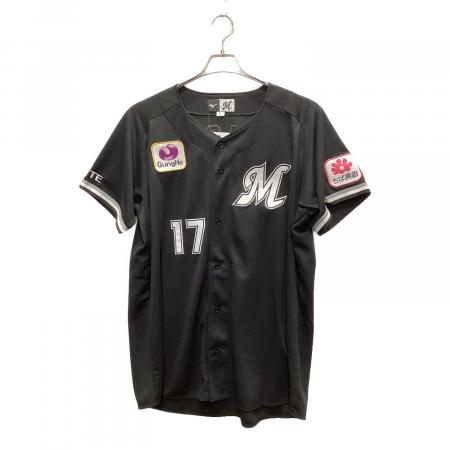 佐々木朗希 レプリカユニフォーム（ビジター）　Mサイズ　千葉ロッテマリーンズ 千葉ロッテマリーンズ 応援グッズ O ブラック 佐々木朗希【17