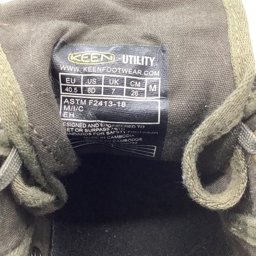KEEN (キーン) アウトドアブーツ メンズ SIZE 26cm オリーブ ロズウェル ミッド