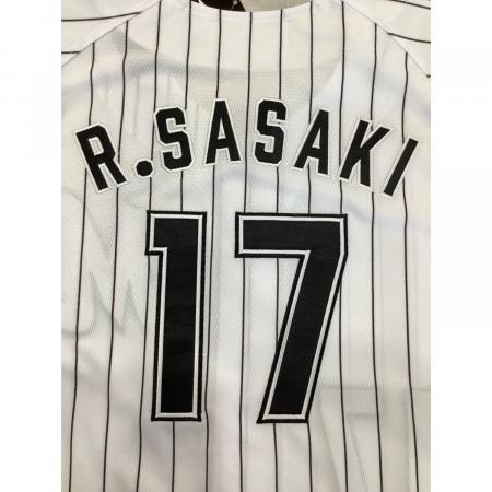 千葉ロッテマリーンズ 応援グッズ SIZE S ホワイト 佐々木【17