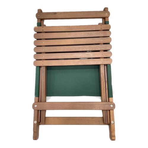 byer (バイヤー) アウトドアチェア グリーン 廃盤品 真鍮プレート ラウンジャー