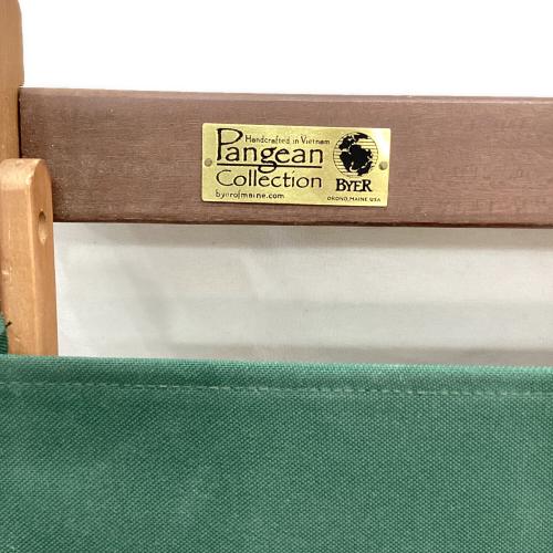 byer (バイヤー) アウトドアチェア グリーン 廃盤品 真鍮プレート ラウンジャー