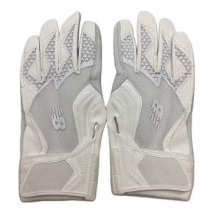 NEW BALANCE (ニューバランス) バッティンググローブ SIZE L ホワイト 高校野球対応 LAG45601 未使用品