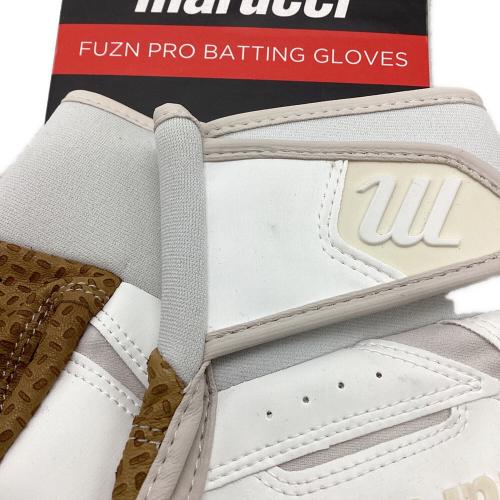 marucci (マルーチ) バッティンググローブ SIZE M ホワイト×タン MBGFZNP-W