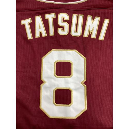 東北楽天ゴールデンイーグルス (トウホクラクテンゴールデンイーグルス) 応援グッズ SIZE M レッド My HERO ユニフォーム ビジター【8】辰己涼介 ユニフォーム