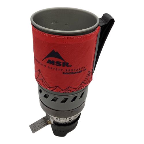MSR (エムエスアール) シングルガスバーナー レッド PSLPGマーク有 WBP 2019年11月製 使用燃料【OD缶】