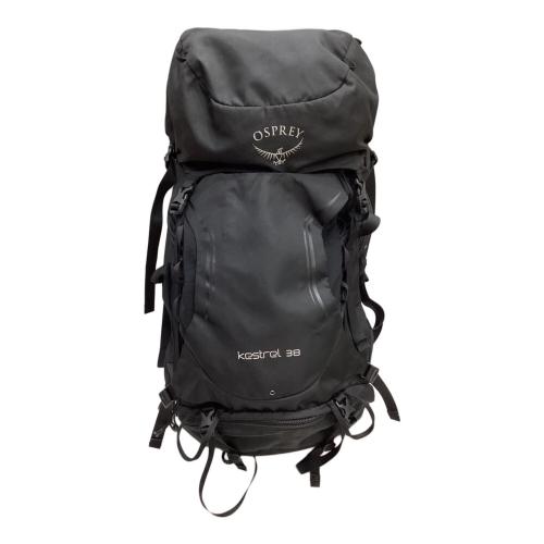 OSPREY (オスプレー) バックパック ブラック ケストレル38 背面長 約41～45cm 31-40L(山小屋泊)