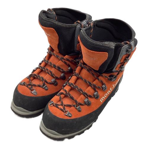 mont-bell (モンベル) トレッキングシューズ メンズ SIZE 25.5cm ブラック×オレンジ アルパインクルーザー3000 厳冬期用 GORE-TEX