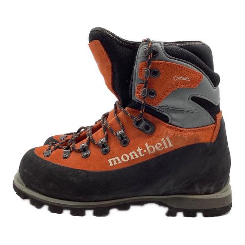 mont-bell (モンベル) トレッキングシューズ メンズ SIZE 25.5cm ブラック×オレンジ アルパインクルーザー3000 厳冬期用 GORE-TEX