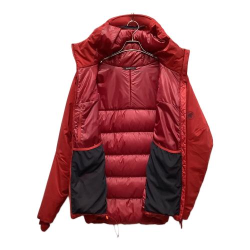 MAMMUT 防水フード付きジャケット レッド 中古・古着通販】MAMMUT (マムート) side flip jacket レッド サイズ:M