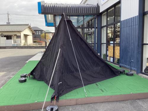 WAQ (ワック) モノポールテント ブラック ALPHA TC SOLO DX