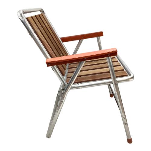 アウトドアチェア ヴィンテージウッドフォールディングチェア