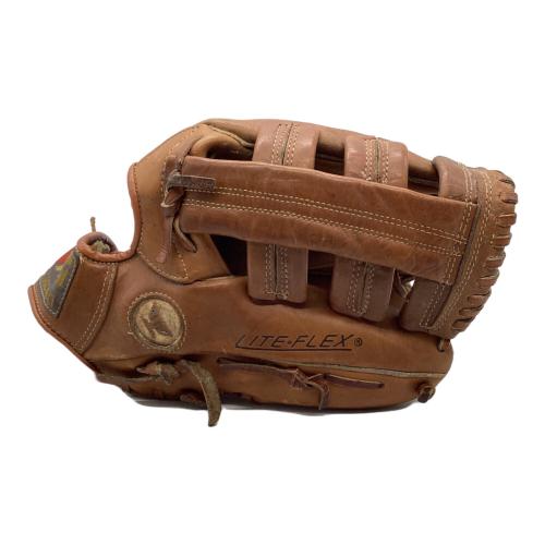 MIZUNO (ミズノ) 軟式グローブ ブラウン 当時物 青カップ World Win オールラウンド用