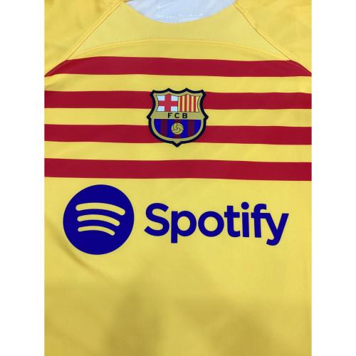 FCバルセロナ サッカーユニフォーム メンズ SIZE XL イエロー 2022-23 4th レプリカ DR5079-729
