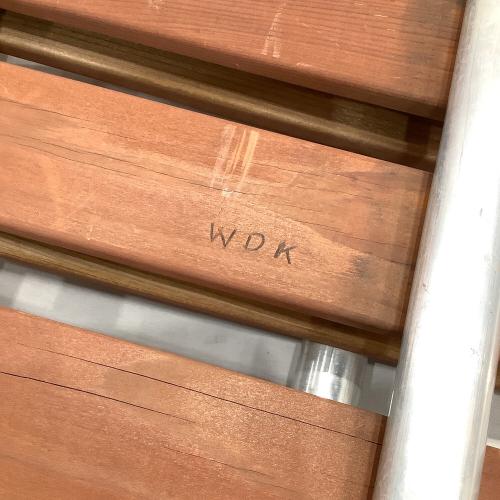 アウトドアチェア ヴィンテージウッドフォールディングチェア