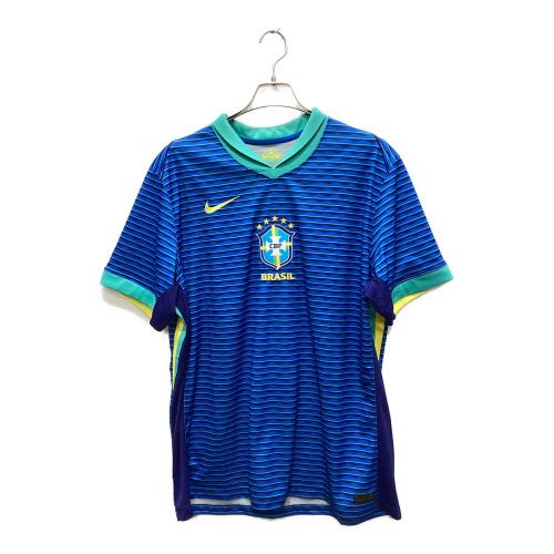NIKE (ナイキ) サッカーユニフォーム メンズ SIZE XL ブルー 2024アウェイユニフォーム ブラジル代表 FJ4283-458