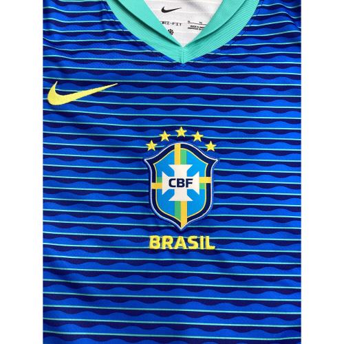 NIKE (ナイキ) サッカーユニフォーム メンズ SIZE XL ブルー 2024アウェイユニフォーム ブラジル代表 FJ4283-458
