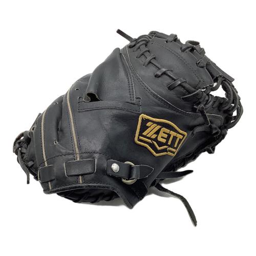 ZETT (ゼット) 軟式グローブ ブラック デュアルキャッチ キャッチャーミット BRCB34512